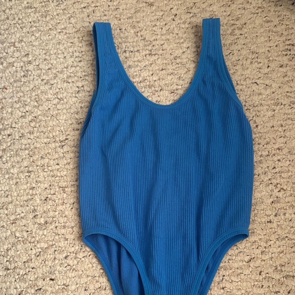 Elegant Blue Bodysuit